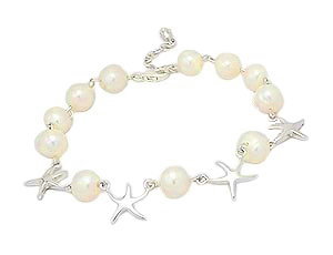 Sea Star Fresh Water Pearl Bracelet 151