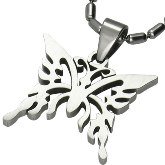 Stainless Steel Butterfly Pendant 120