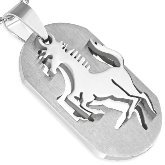 Stainless Steel Horse Pendant 052