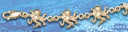 octopus anklet DA 274 in gold